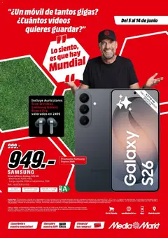 Vista previa del folleto de la tienda Media Markt válido desde el 05/06/2026 