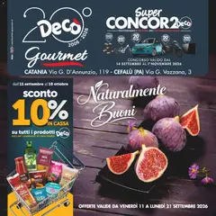 Anteprima dell'opuscolo Decò volantino Gourmet Sicilia dal negozio Decò valido da 11/09/2026