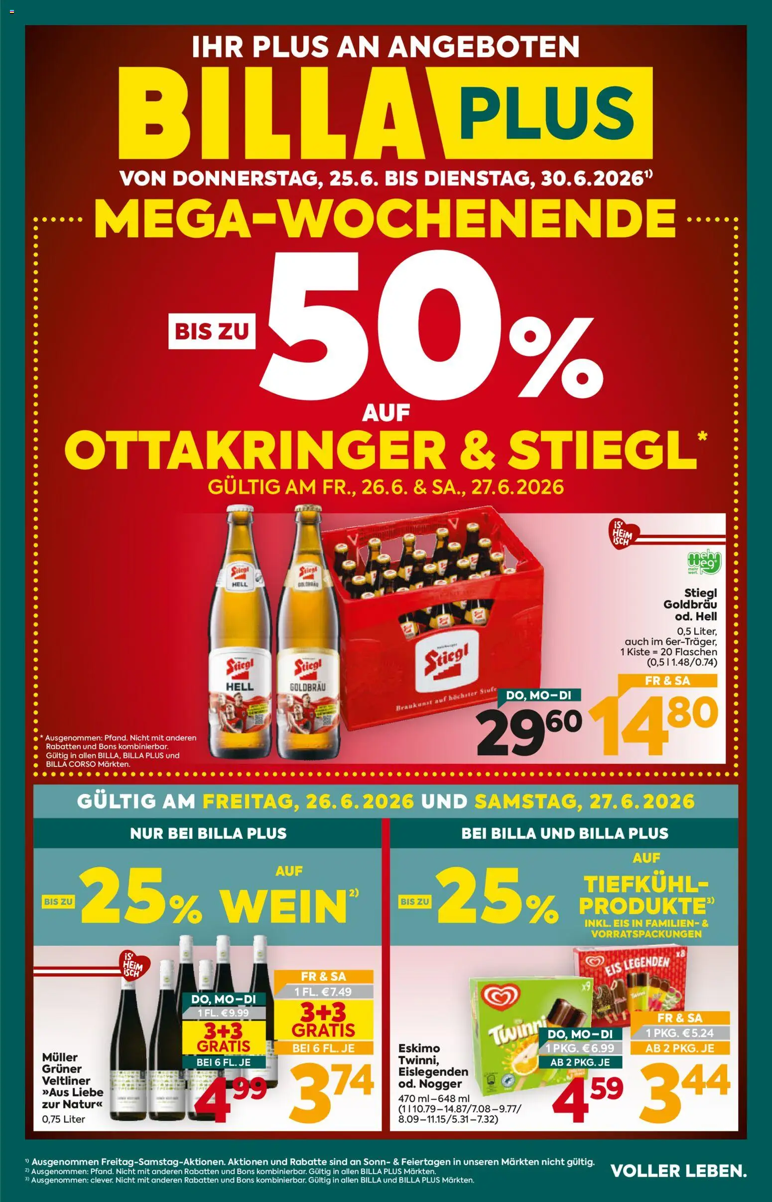 Vorschau der Angebote: Billa Plus Billa Plus Flugblatt gültig ab 25.06.2026