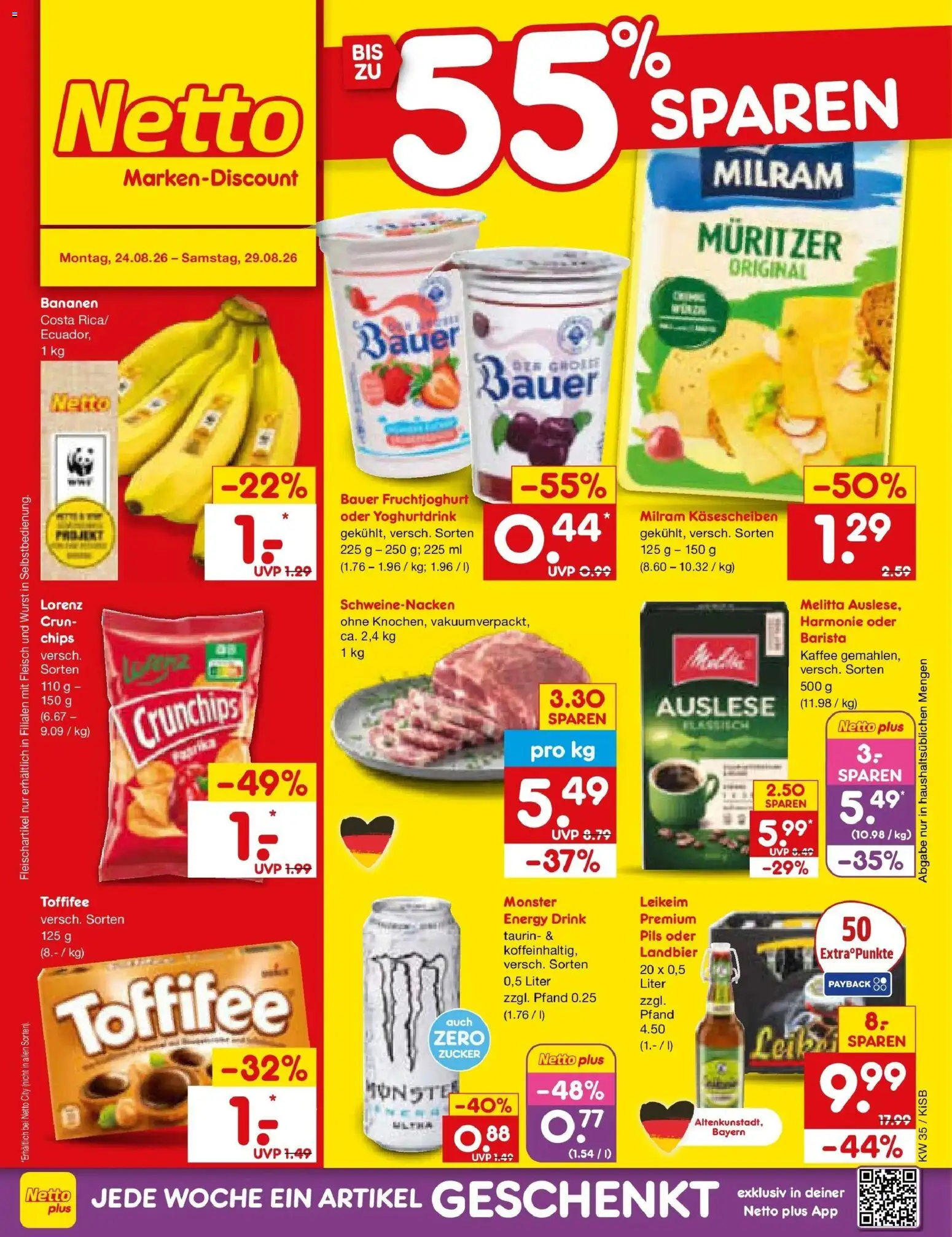 Vorschau von dem Prospekt des Geschäftes Netto Marken-Discount, gültig ab dem 24.08.2026
