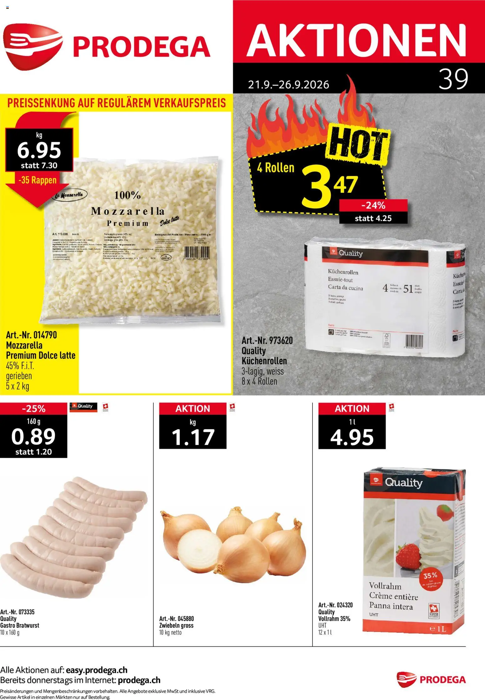 Vorschau des Merkblatts Prodega aktionen vom Shop Prodega gültig von 21.09.2026 bis 26.09.2026