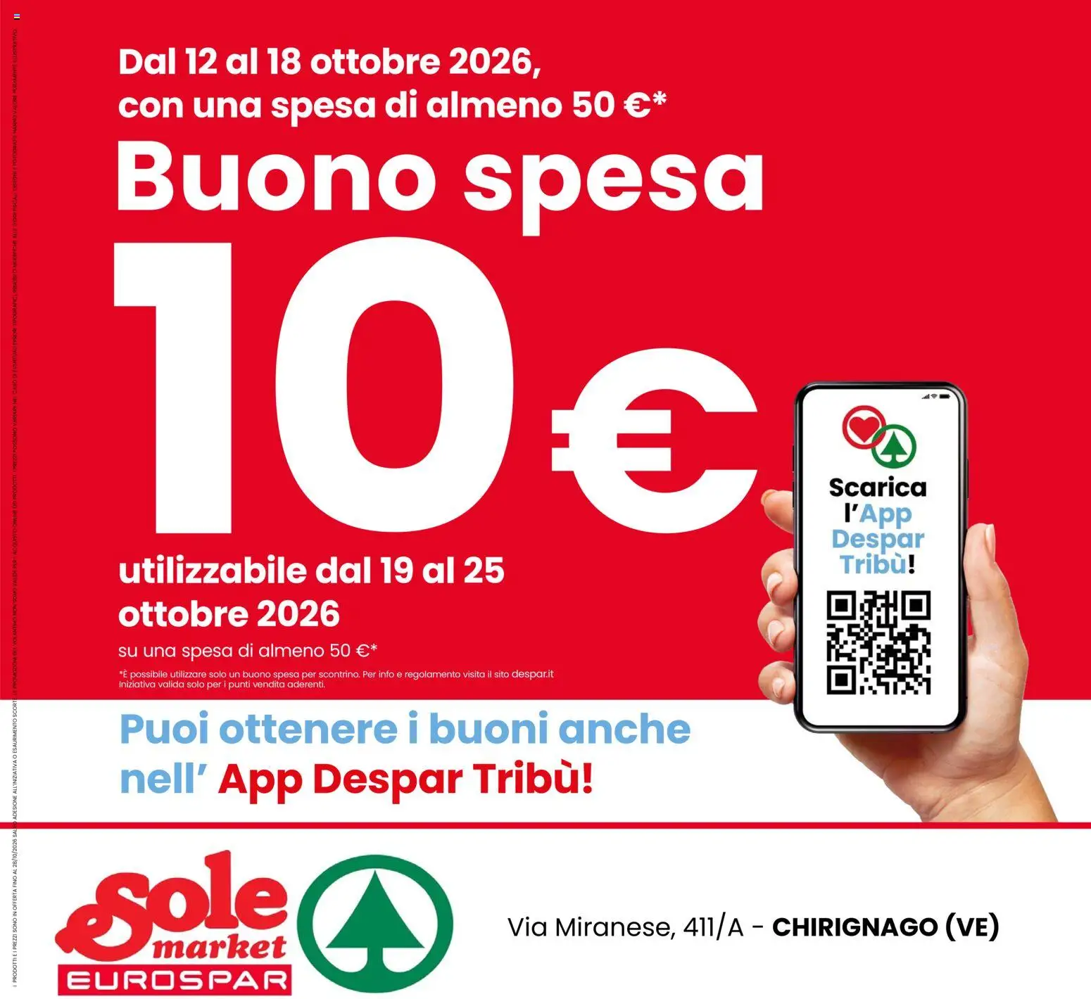 Anteprima dell'opuscolo Eurospar volantino Chirignago dal negozio Eurospar valido da 15/10/2026
