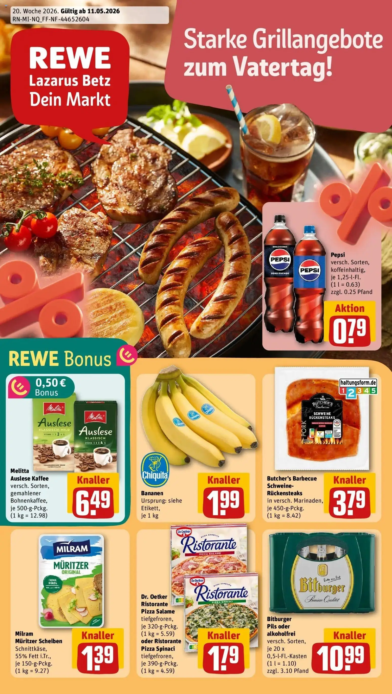 Vorschau von dem Prospekt des Geschäftes Rewe, gültig ab dem 10.05.2026