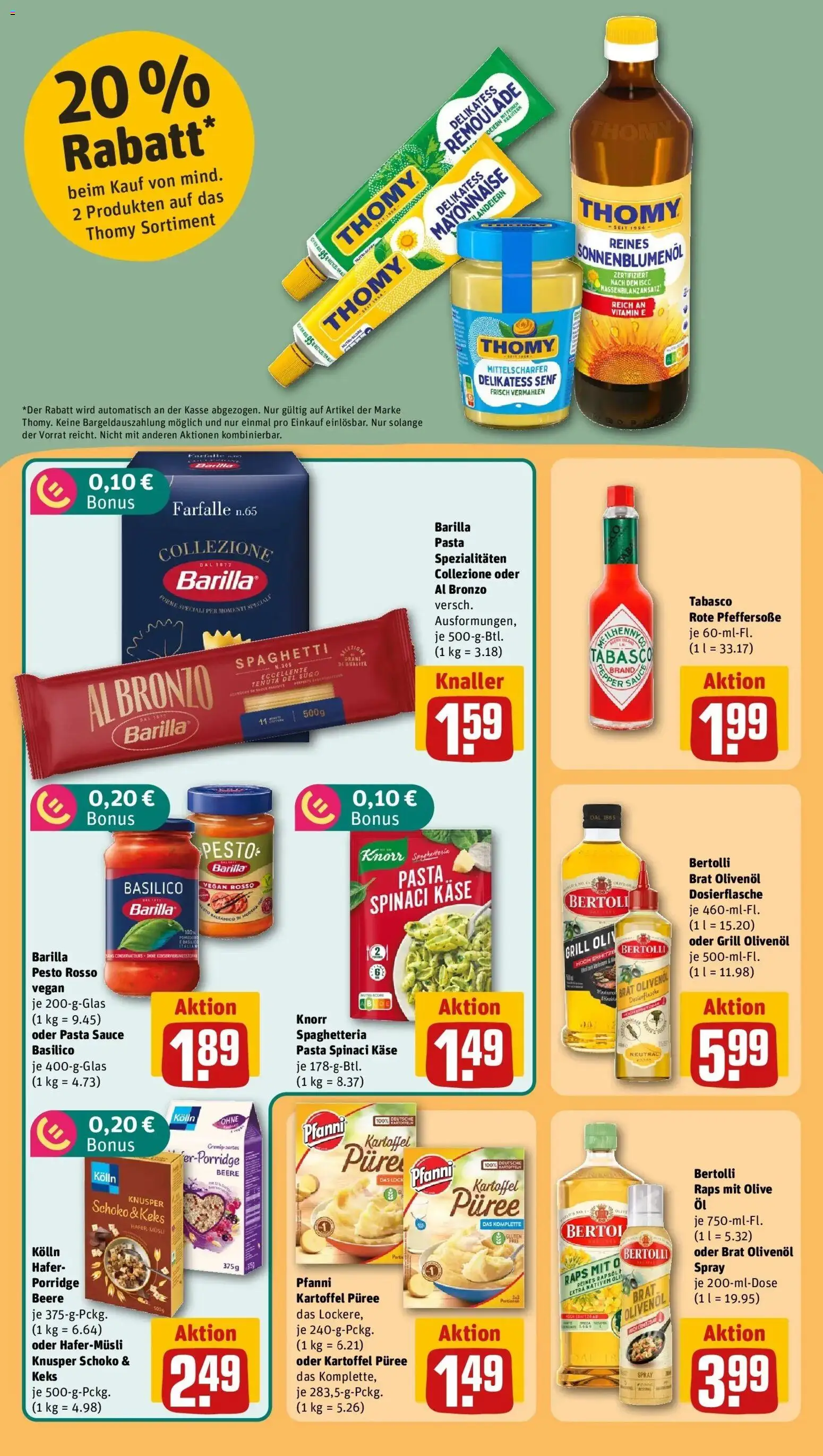 Vorschau von dem Prospekt des Geschäftes Rewe, gültig ab dem 26.10.2026