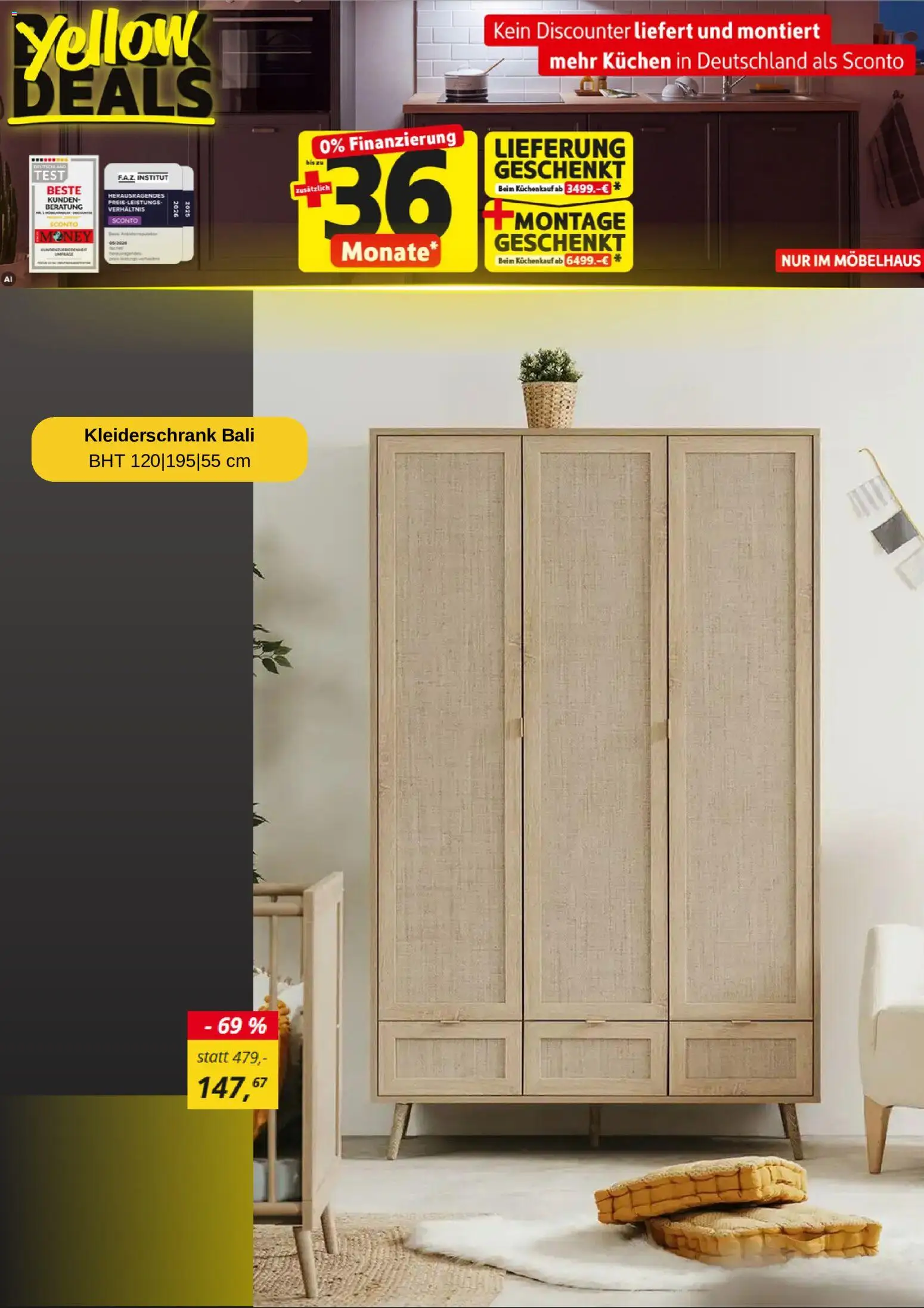 Vorschau von dem Prospekt des Geschäftes Sconto, gültig ab dem 26.10.2026