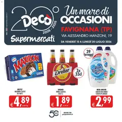 Anteprima dell'opuscolo Decò volantino Supermercati Favignana dal negozio Decò valido da 10/07/2026