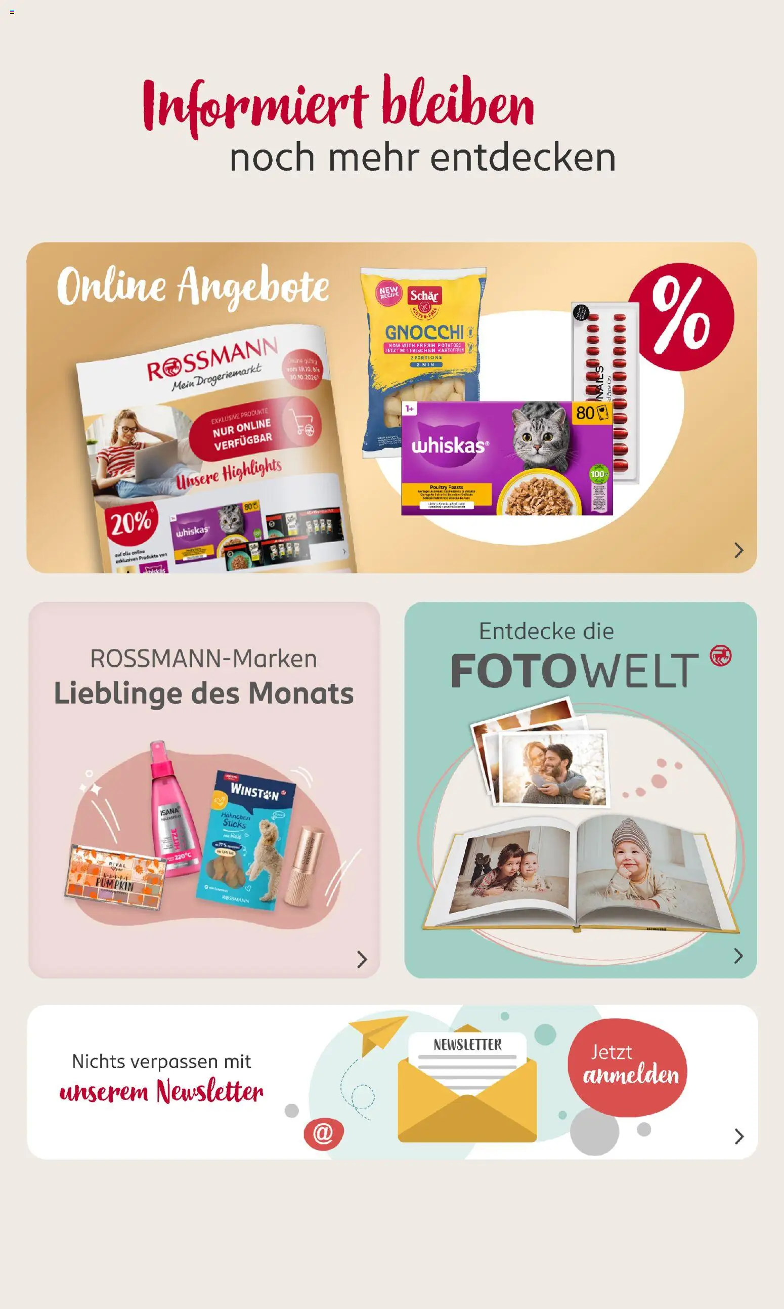 Vorschau von dem Prospekt des Geschäftes Rossmann, gültig ab dem 26.10.2026