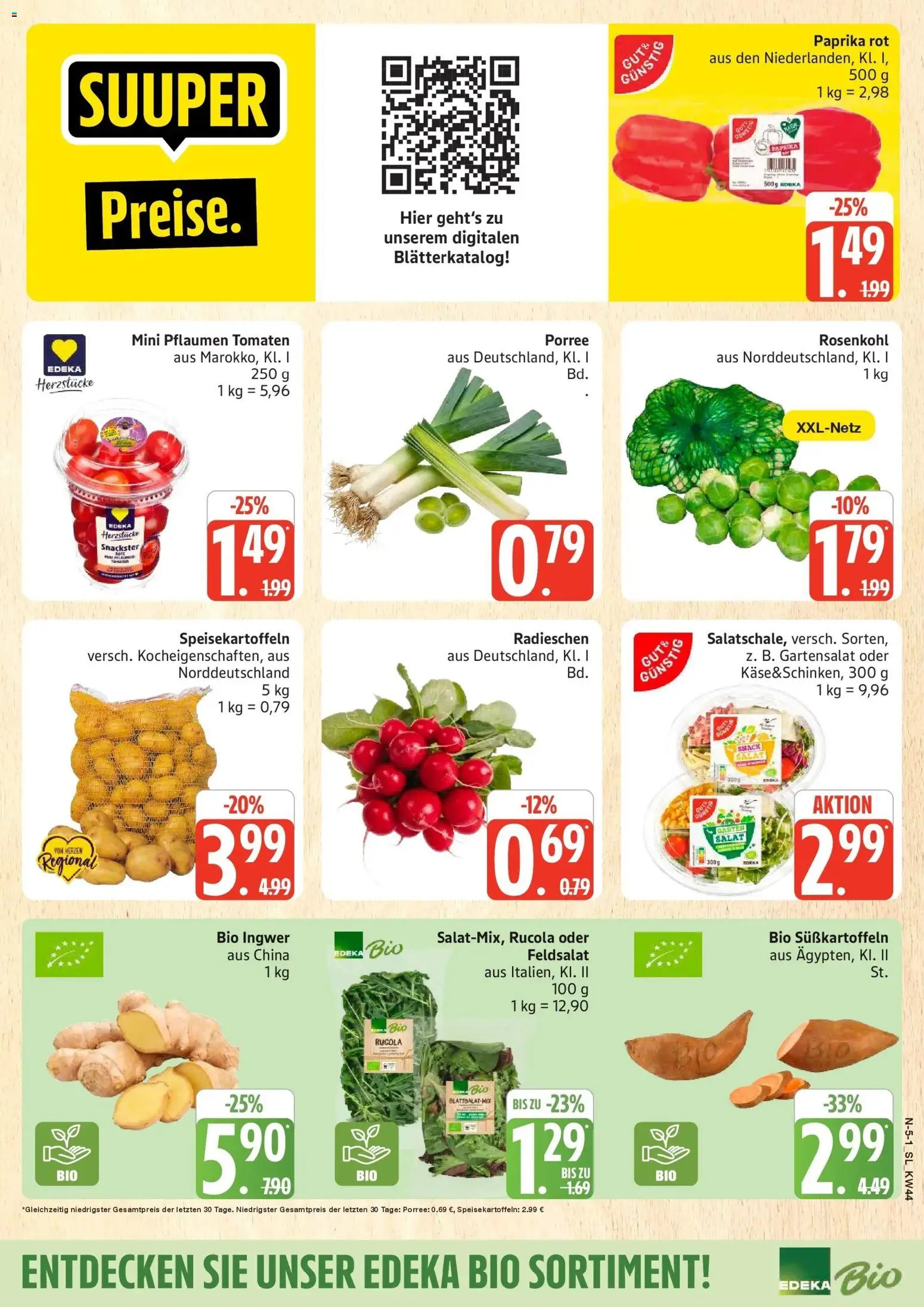 Vorschau von dem Prospekt des Geschäftes Edeka, gültig ab dem 26.10.2026