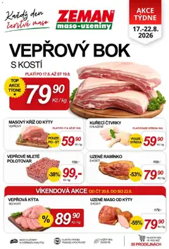 Náhled nabídky: Prodejny Zeman Prodejny Zeman leták platný od 17.08.2026
