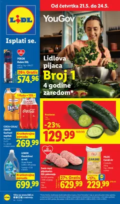 Pregled Lidl kataloga - važi od 21.05.2026