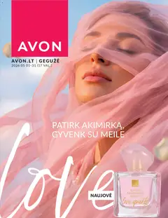 AVON parduotuvės leidinio AVON leidinys galiojančio nuo 2026.05.01 peržiūra