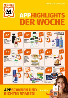 Vorschau des Merkblatts Müller aktionen vom Shop Müller gültig von 23.07.2026 bis 29.07.2026