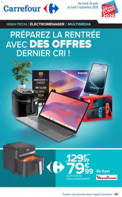 Prévisualisation de Carrefour Préparez la rentrée avec des offres dernier cri du magasin Carrefour formulaire valide 25/08/2026