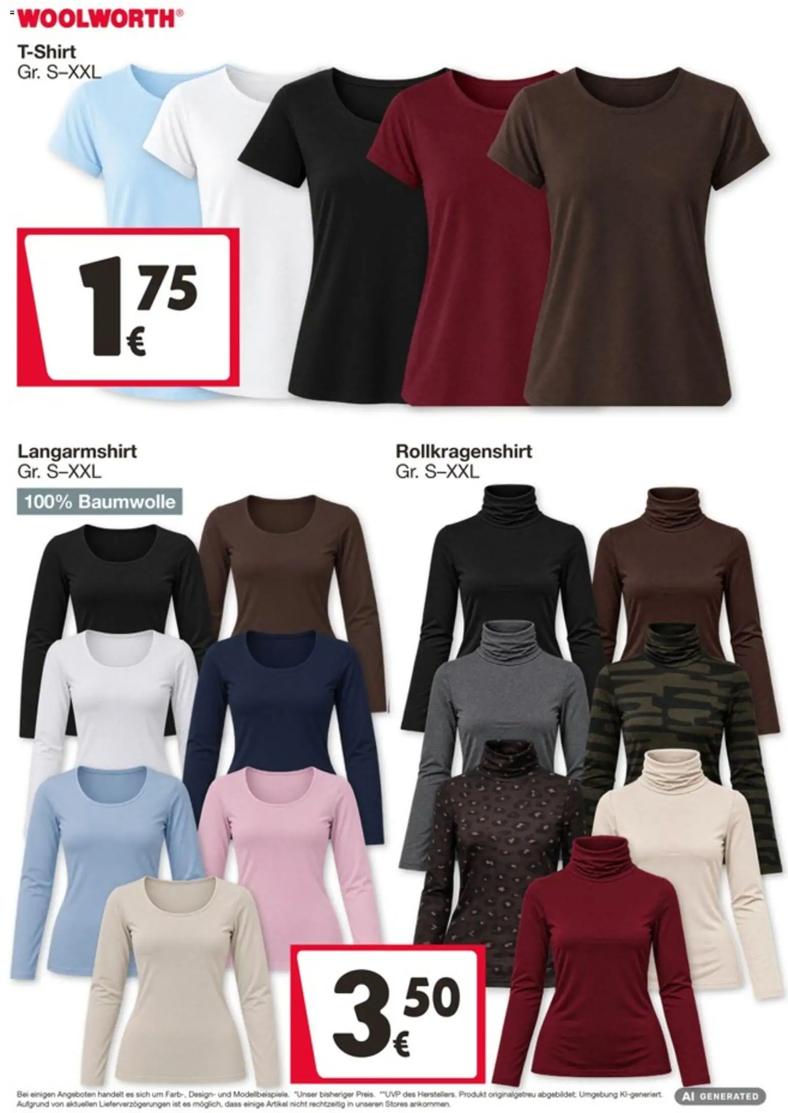 Vorschau von dem Prospekt des Geschäftes Woolworth, gültig ab dem 04.09.2026 - Langarmshirt