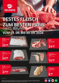 Vorschau von dem Prospekt des Geschäftes Selgros, gültig ab dem 01.09.2026