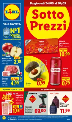 Anteprima dell'opuscolo Lidl volantino Roma dal negozio Lidl valido da 24/09/2026