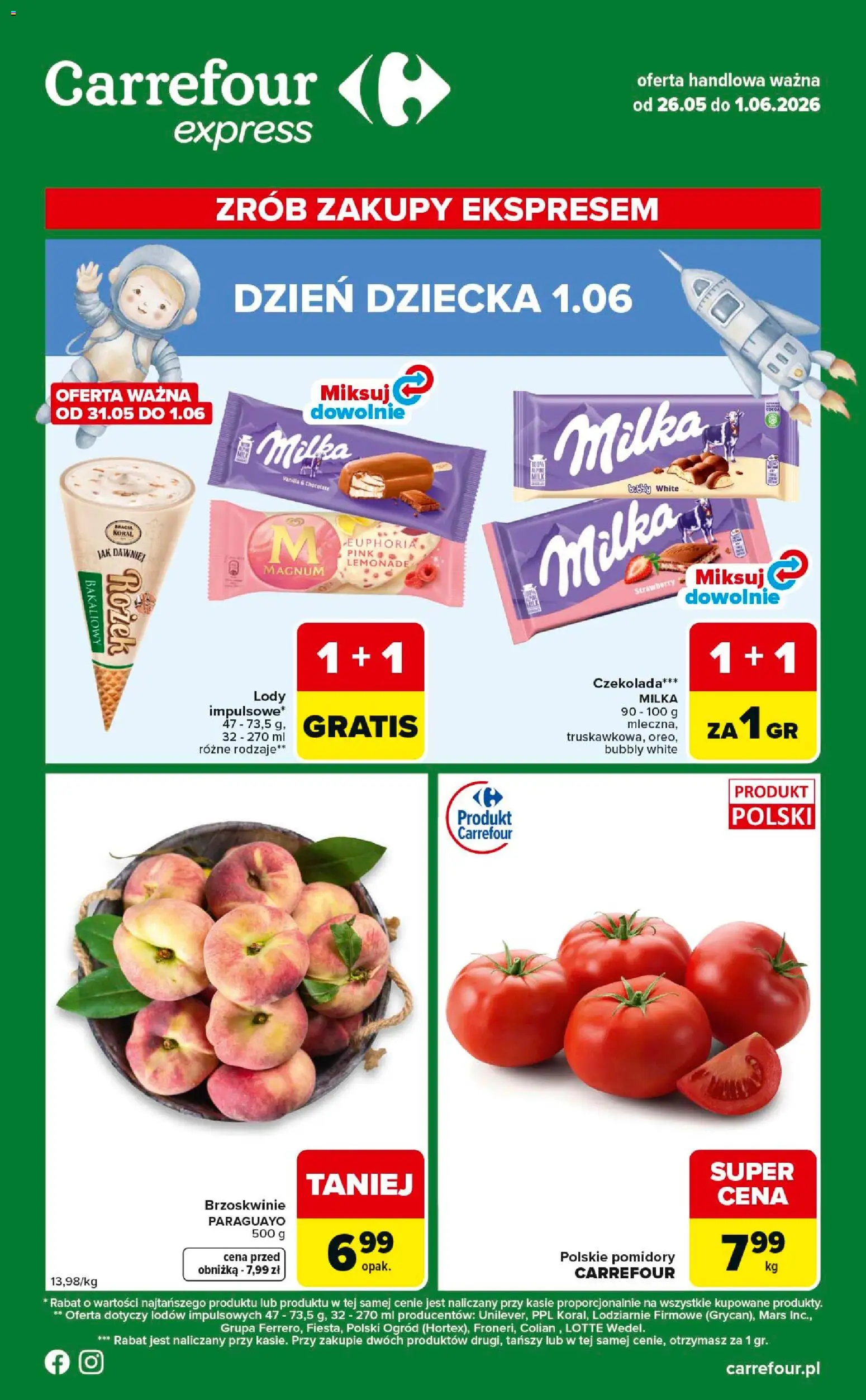 Pogląd gazetki "Carrefour gazetka - Express" ze sklepu Carrefour ważnej od 26.05.2026