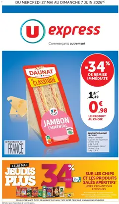 Prévisualisation de U Express catalogue du magasin U Express formulaire valide 27/05/2026