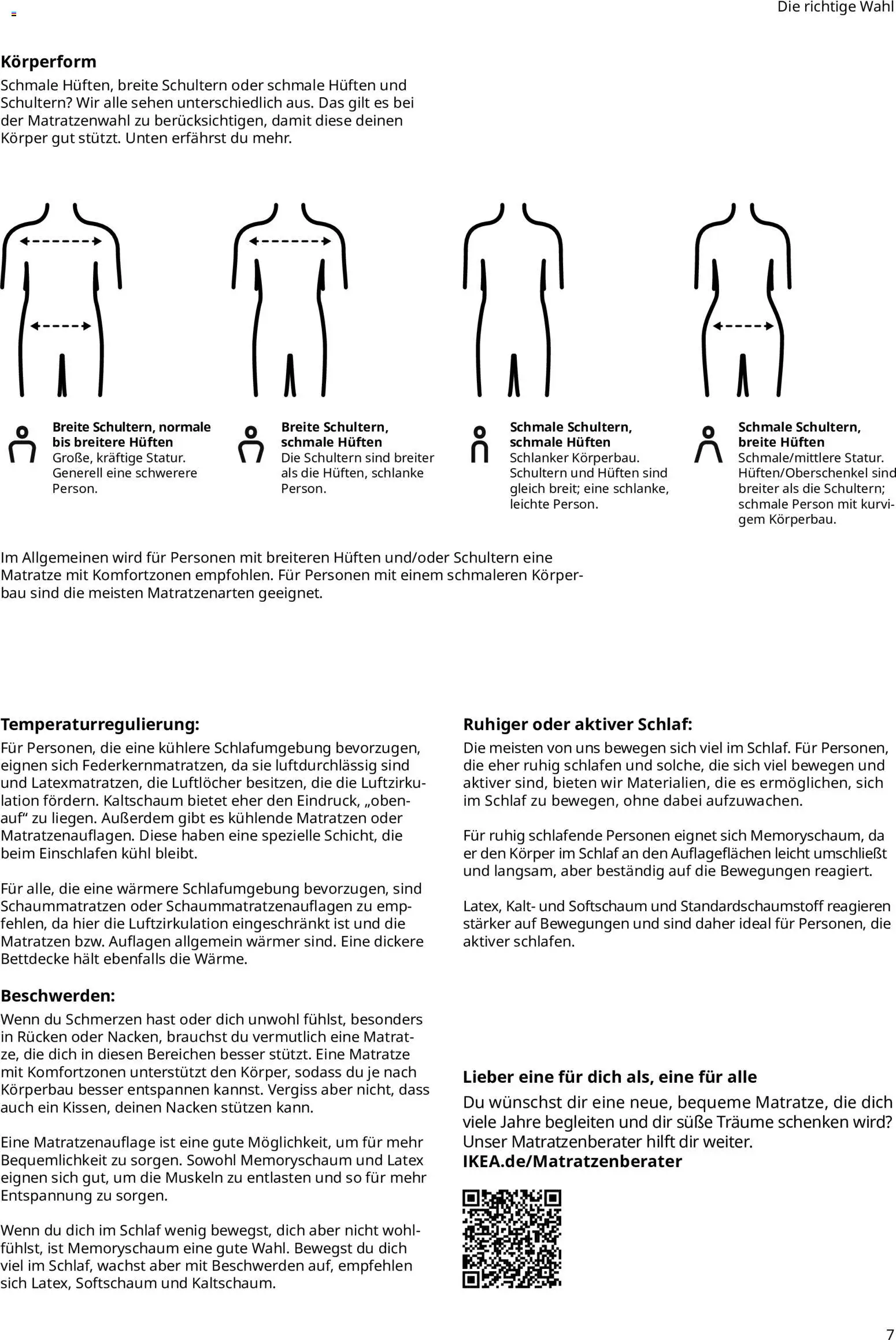 Vorschau von dem Prospekt des Geschäftes Ikea, gültig ab dem 16.09.2026 - Matratze, Bettdecke
