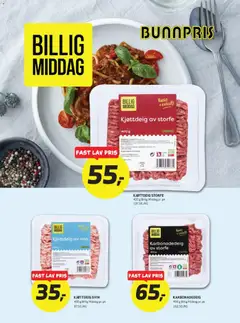 Forhåndsvis Bunnpris kundeavis Billig middag fra butikk Bunnpris gyldig fra 27/05/2026