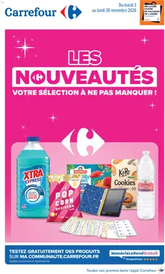 Prévisualisation de Carrefour Les nouveautés de novembre du magasin Carrefour formulaire valide 03/11/2026