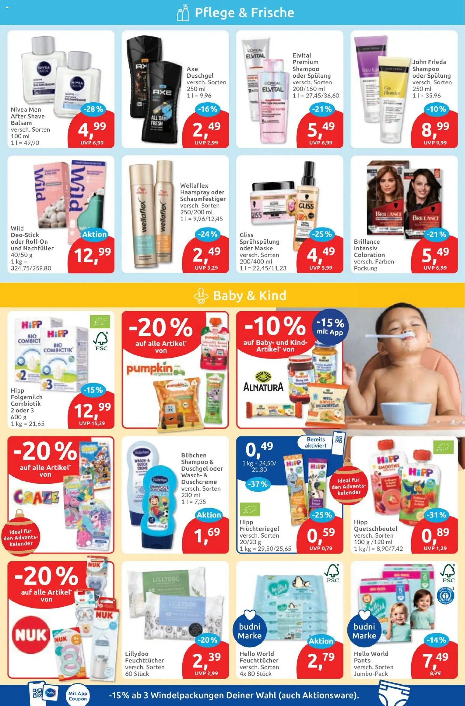 Vorschau von dem Prospekt des Geschäftes Budni, gültig ab dem 02.11.2026 - Shampoo, Maske, Duschgel, Haarspray, Spülung, Duschcreme