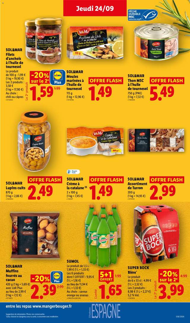 Nouveau catalogue Lidl à partir du 24/09