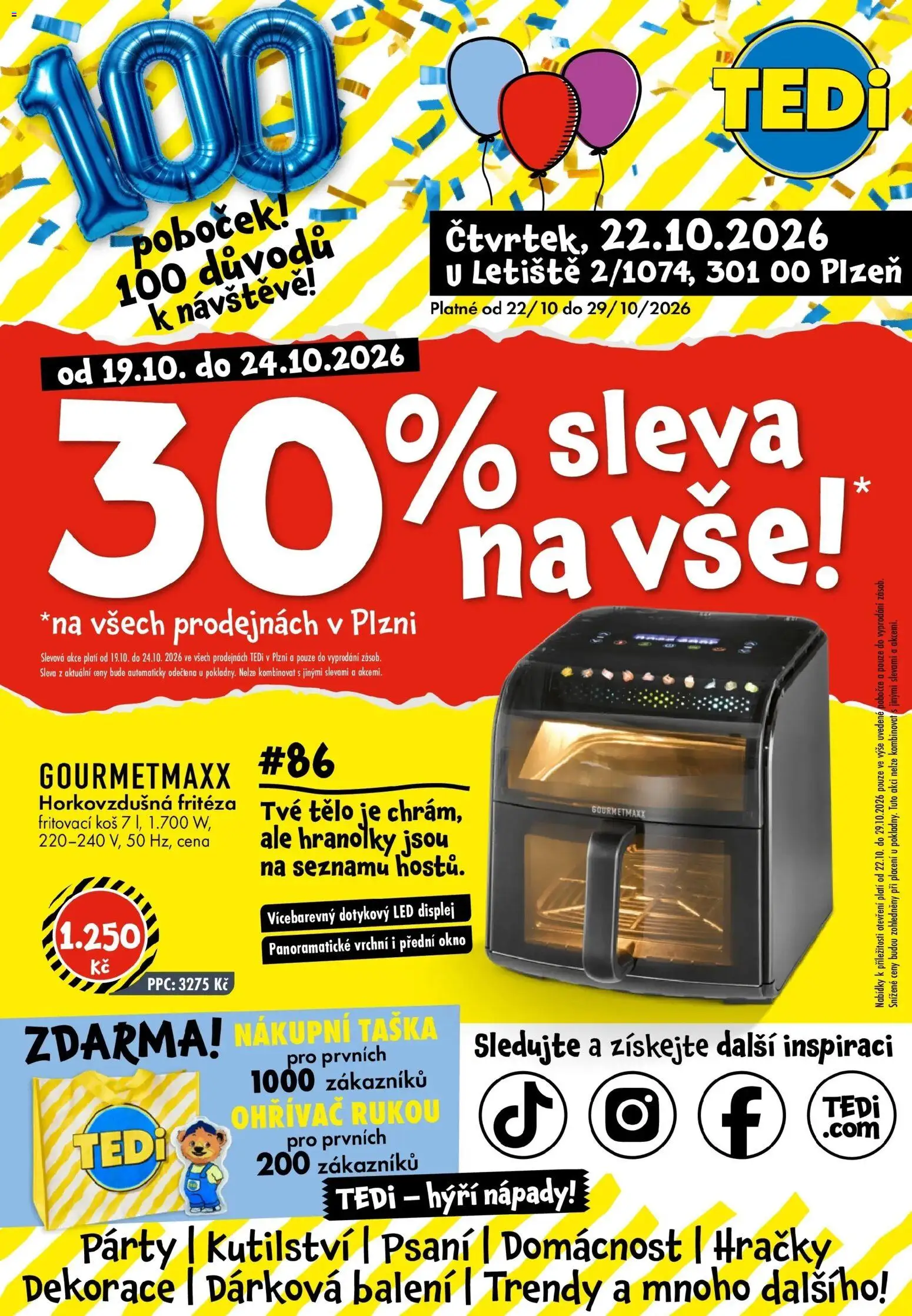 Náhled nabídky: TEDi TEDi leták - Plzeň platný od 19.10.2026
