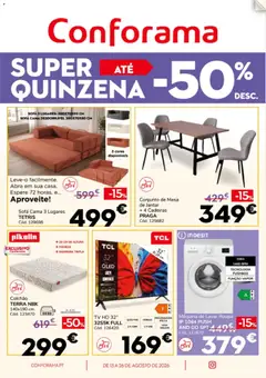 Pré-visualização do folheto da loja Conforama válida a partir de 13/08/2026