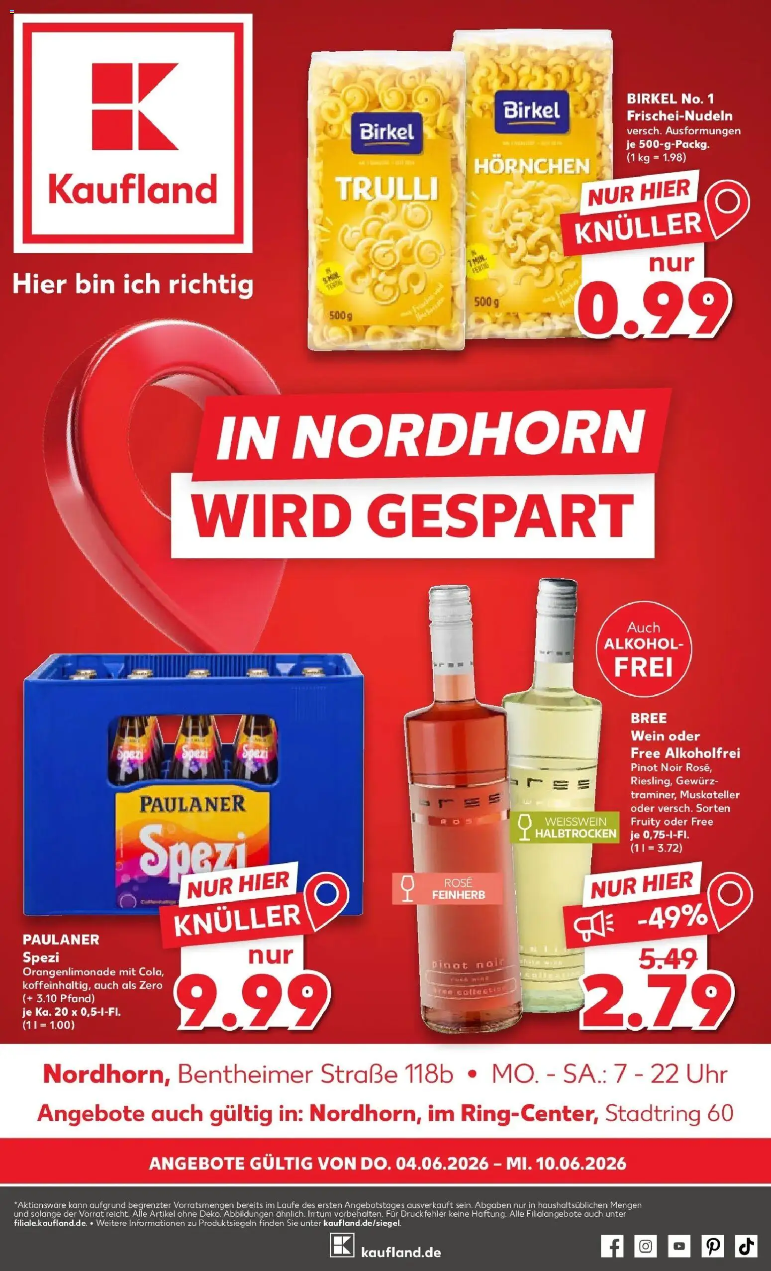 Vorschau von dem Prospekt des Geschäftes Kaufland, gültig ab dem 04.06.2026