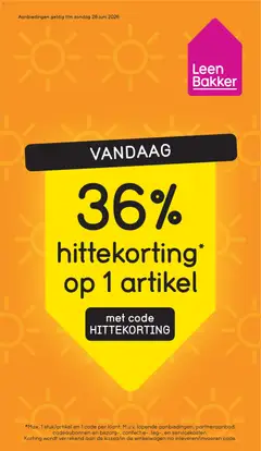 Voorbeeld van Leen Bakker folder van winkel Leen Bakker geldig vanaf 22-06-2026