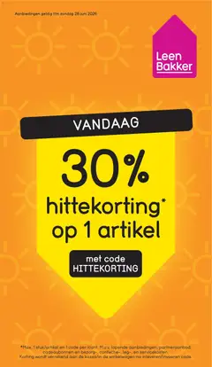 Voorbeeld van Leen Bakker folder van winkel Leen Bakker geldig vanaf 22-06-2026