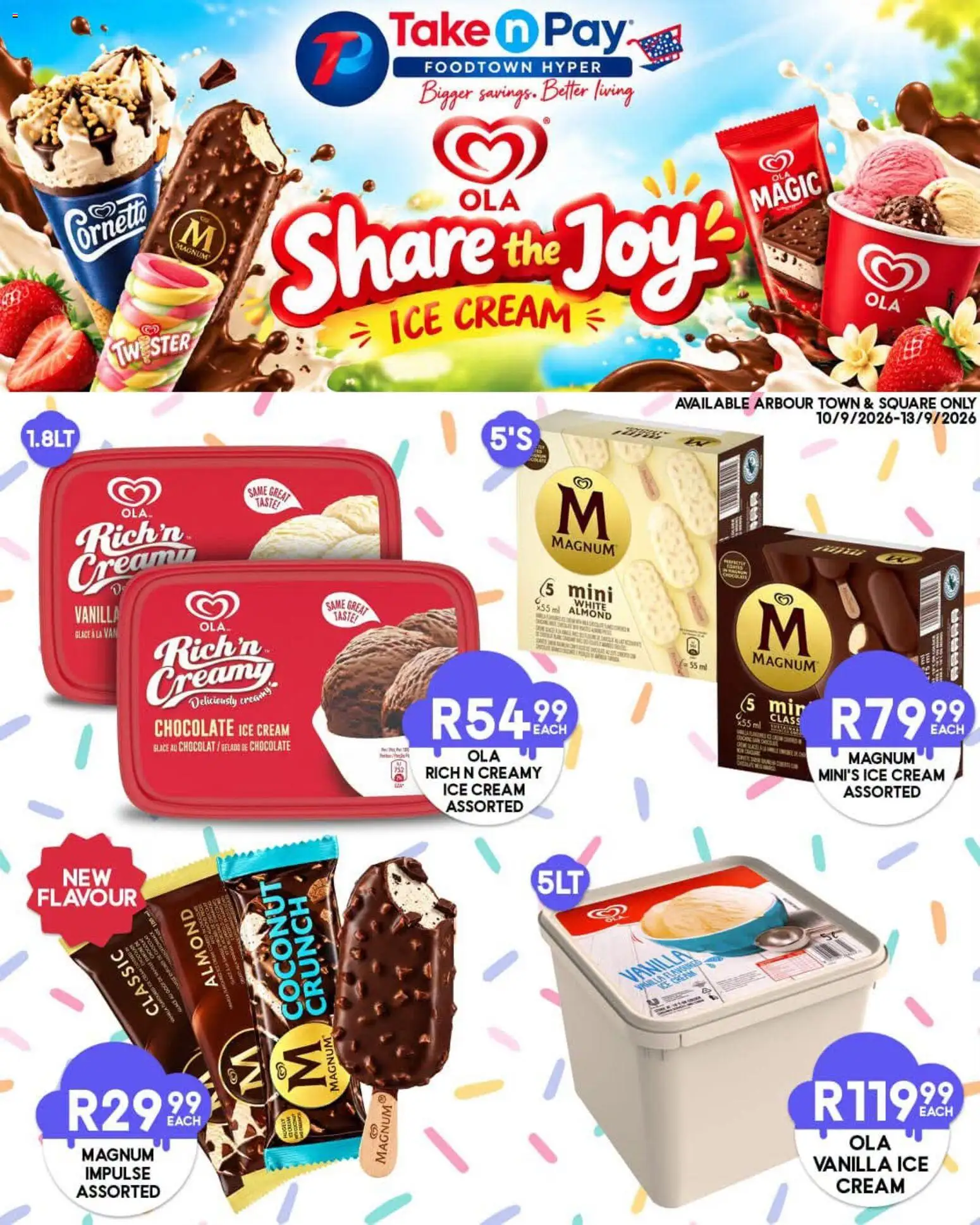 Preview of Take n Pay flyer valid from 10/09/2026
