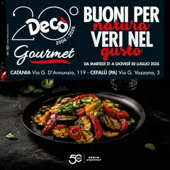 Anteprima dell'opuscolo Decò volantino Gourmet Sicilia dal negozio Decò valido da 21/07/2026