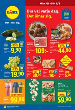 Förhandsgranska reklamblad Lidl erbjudanden från butik Lidl gäller från 03/08/2026