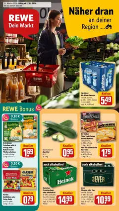 Vorschau von dem Prospekt des Geschäftes Rewe, gültig ab dem 27.07.2026