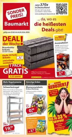 Vorschau von dem Prospekt des Geschäftes Sonderpreis Baumarkt, gültig ab dem 29.08.2026