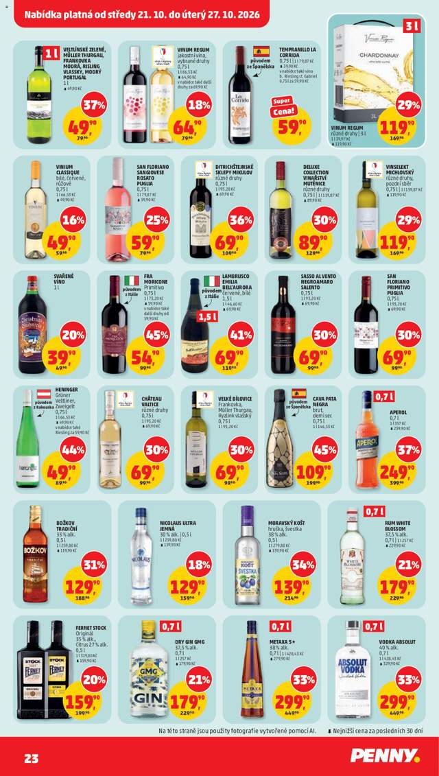 Nový Penny Market leták od 21.10.