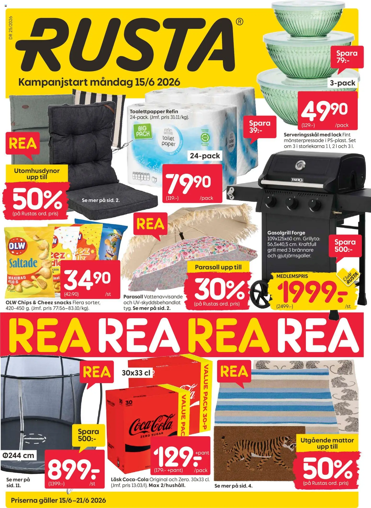 Förhandsgranska reklamblad Rusta erbjudanden från butik Rusta gäller från 15/06/2026