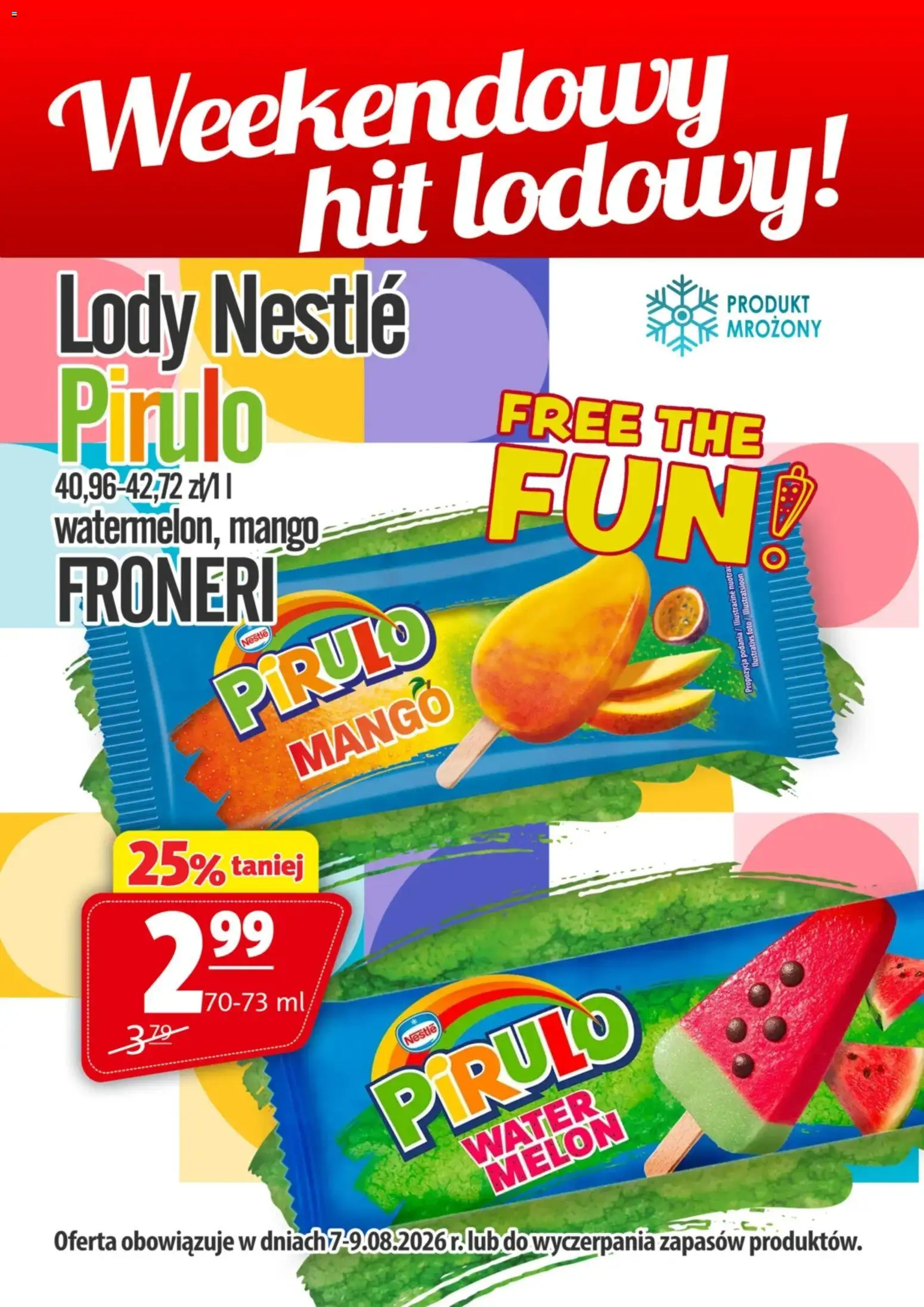 Pogląd gazetki "Prim Market promocja - Lody Pirulo" ze sklepu Prim Market ważnej od 07.08.2026