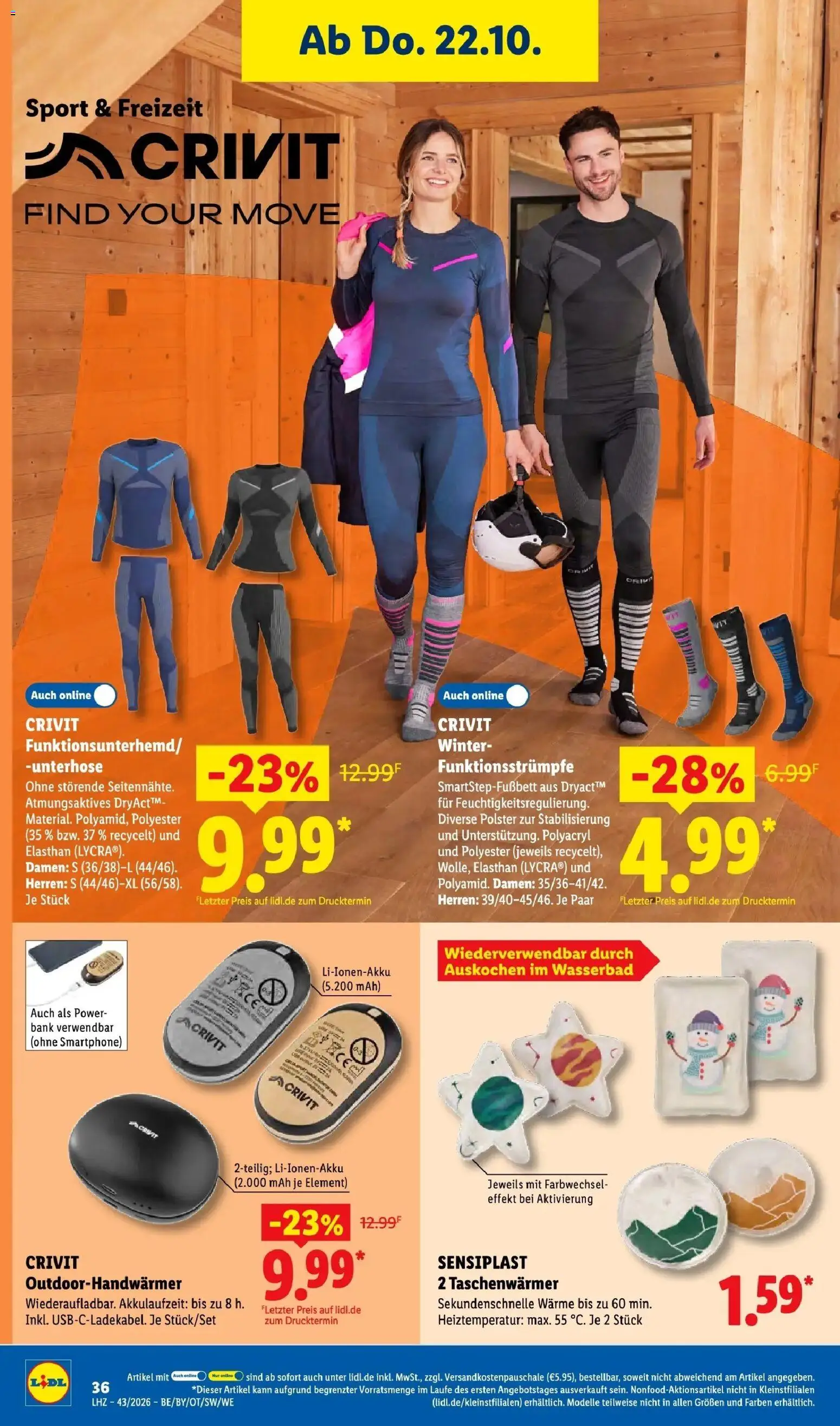 Vorschau von dem Prospekt des Geschäftes Lidl, gültig ab dem 19.10.2026
