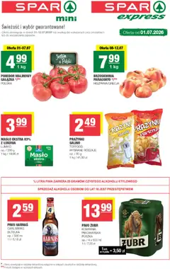 Pogląd gazetki "Spar gazetka - Mini" ze sklepu Spar ważnej od 01.07.2026