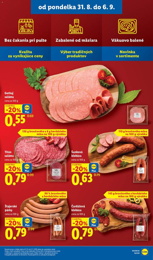Nový Lidl leták od 31.08.