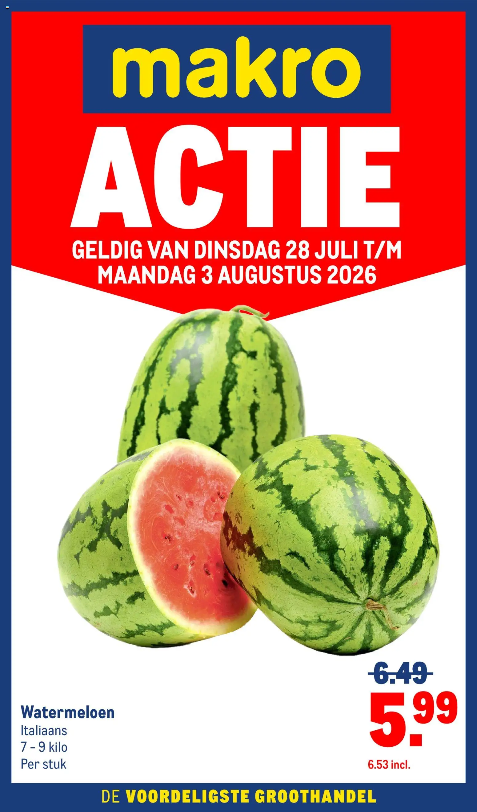 Voorbeeld van Makro folder - Versdeals van winkel Makro geldig vanaf 28-07-2026