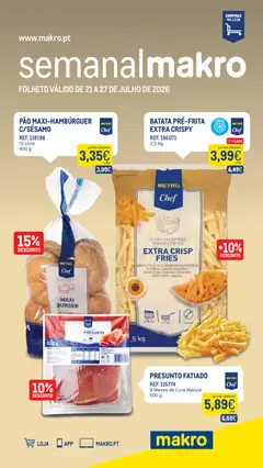 Pré-visualização do folheto da loja Makro válida a partir de 21/07/2026