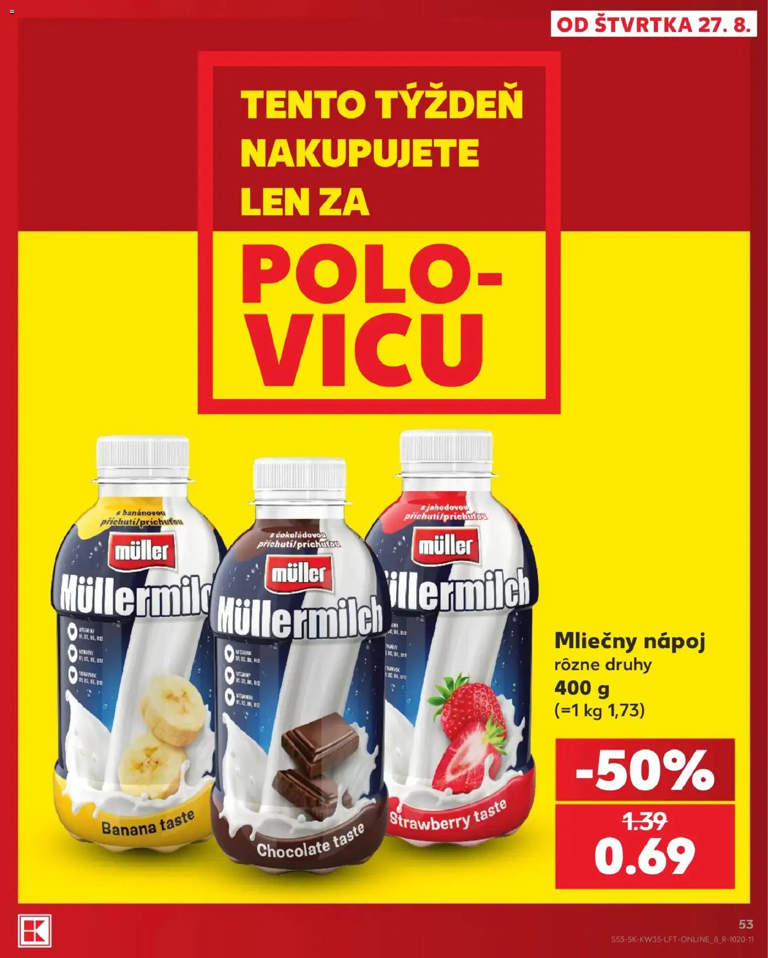 Náhľad Kaufland letáku platného od 27.08.2026