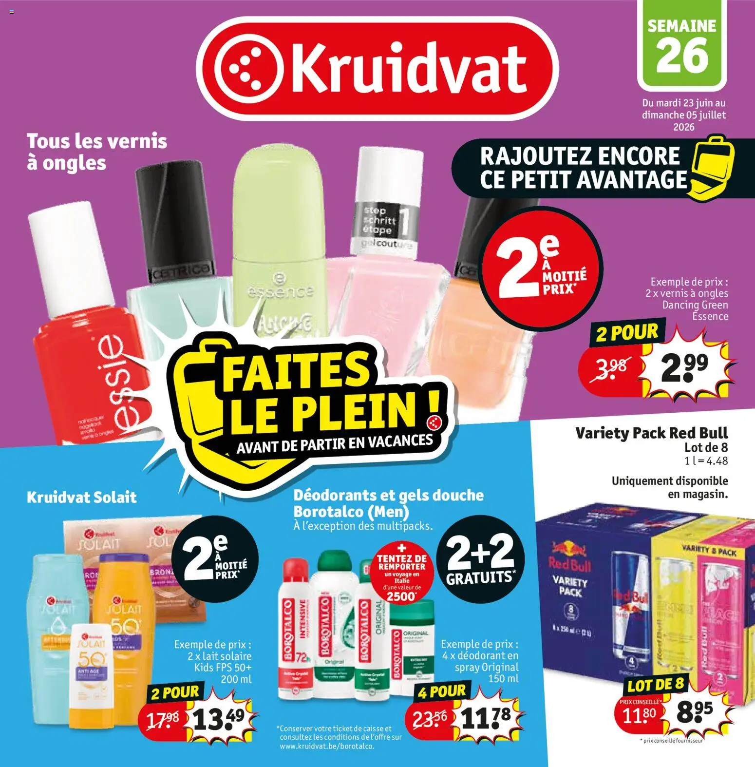 Voorbeeld van Kruidvat Folder de la semaine 26 van winkel Kruidvat geldig vanaf 22/06/2026