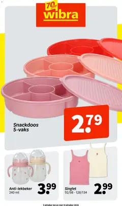 Voorbeeld van Wibra folder goederen van winkel Wibra geldig vanaf 05-10-2026