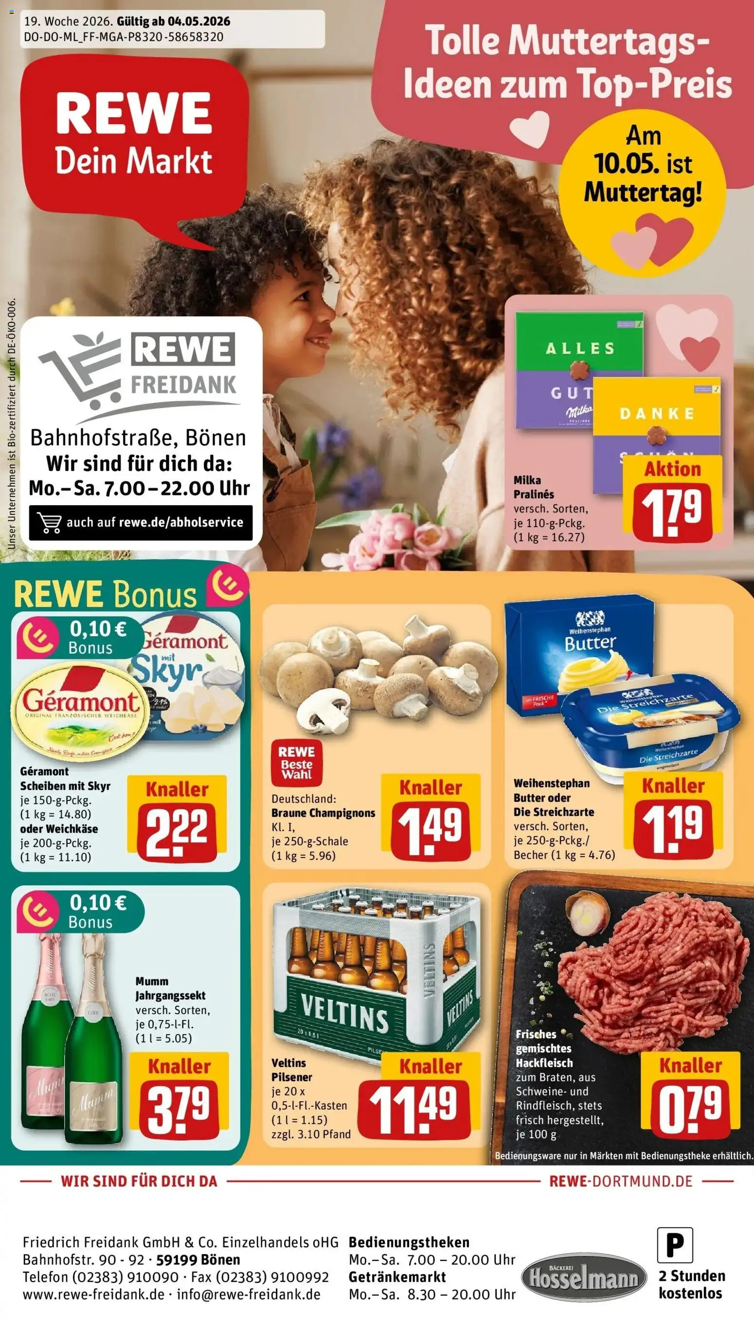 Vorschau von dem Prospekt des Geschäftes Rewe, gültig ab dem 04.05.2026