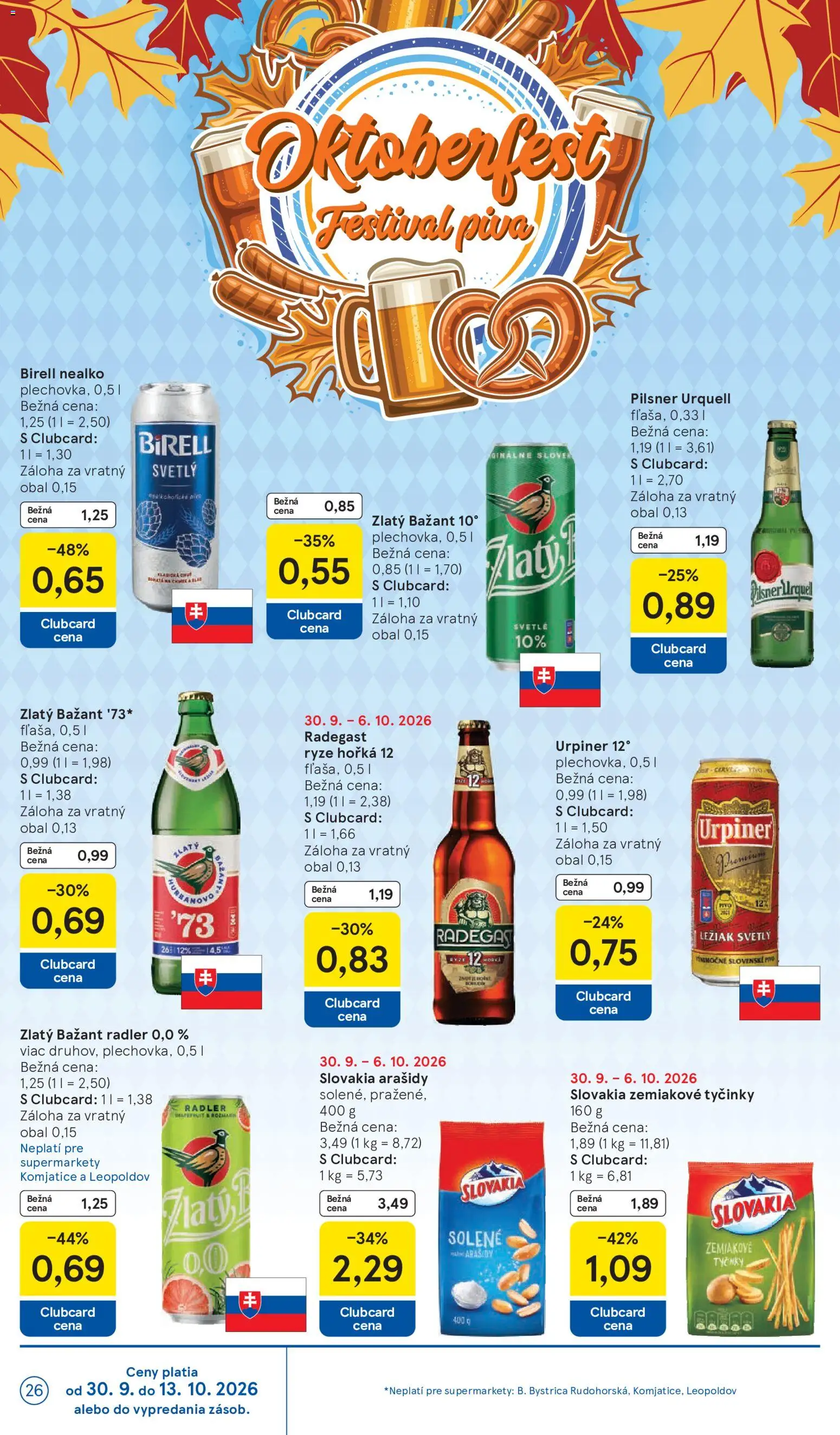 Náhľad Tesco letáku platného od 30.09.2026